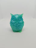 Hibou en Résine Époxy – Figurine Décorative Artisanale