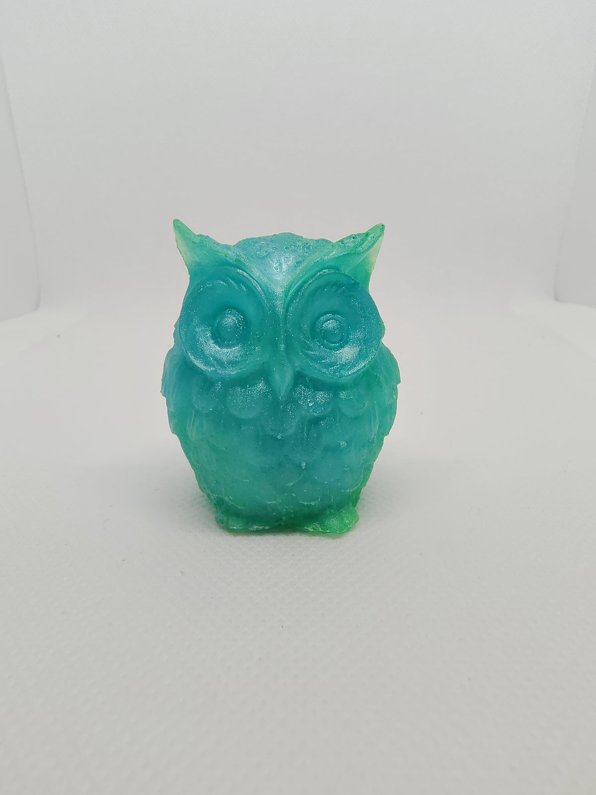 Hibou en Résine Époxy – Figurine Décorative Artisanale