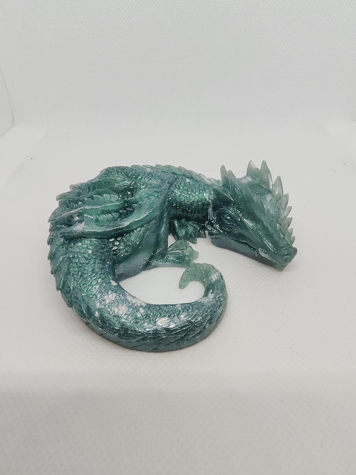 Dragon en Résine Époxy – Figurine Décorative Fantastique artisanale