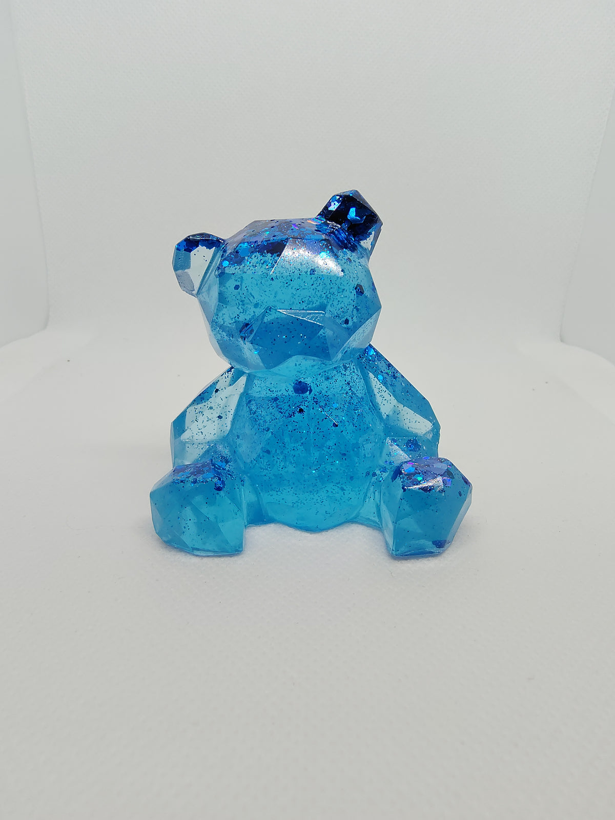 Ours en Résine Époxy – Figurine Décorative Artisanale