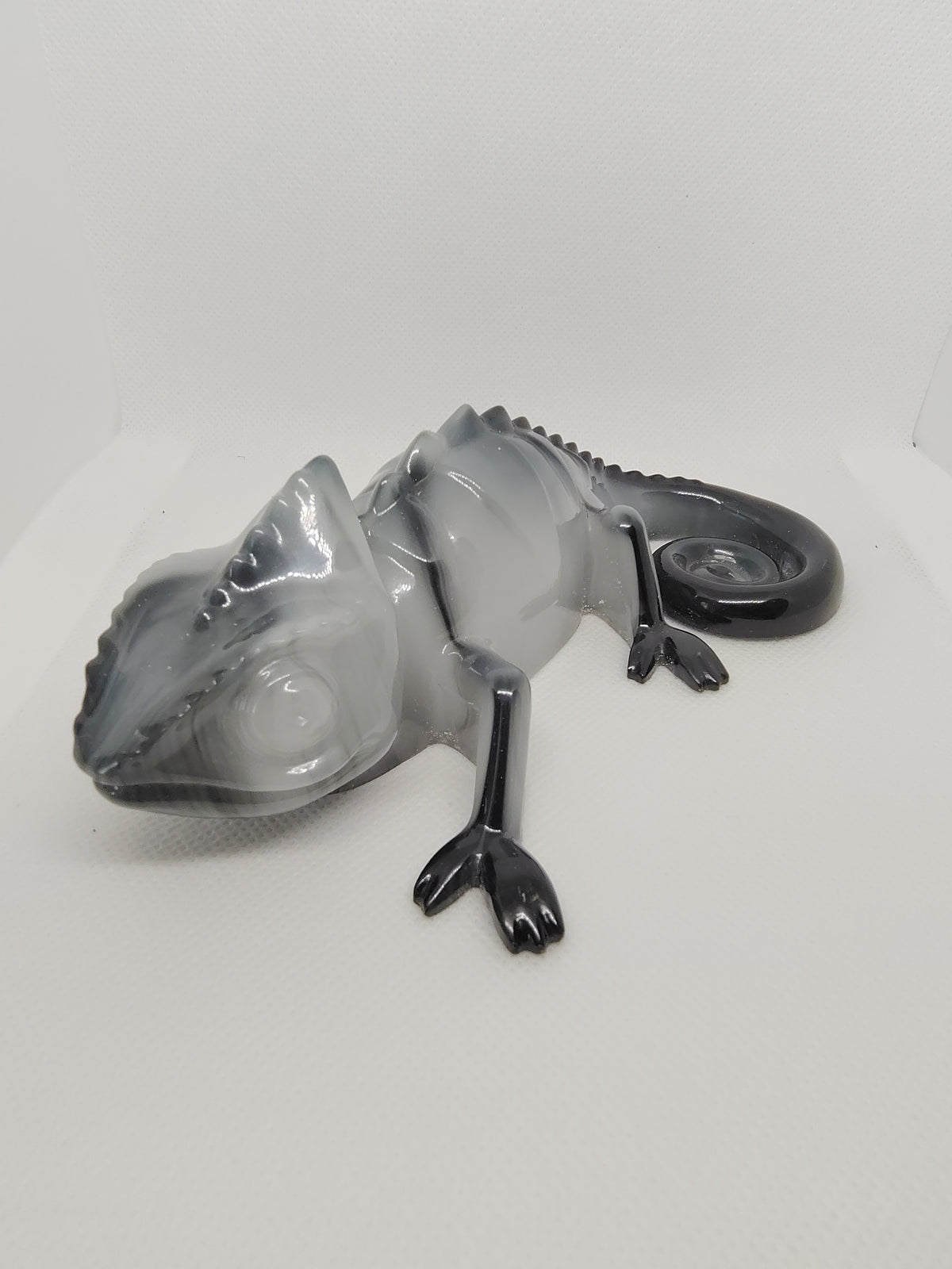 Caméléon en Résine Époxy – Figurine Décorative Artisanale
