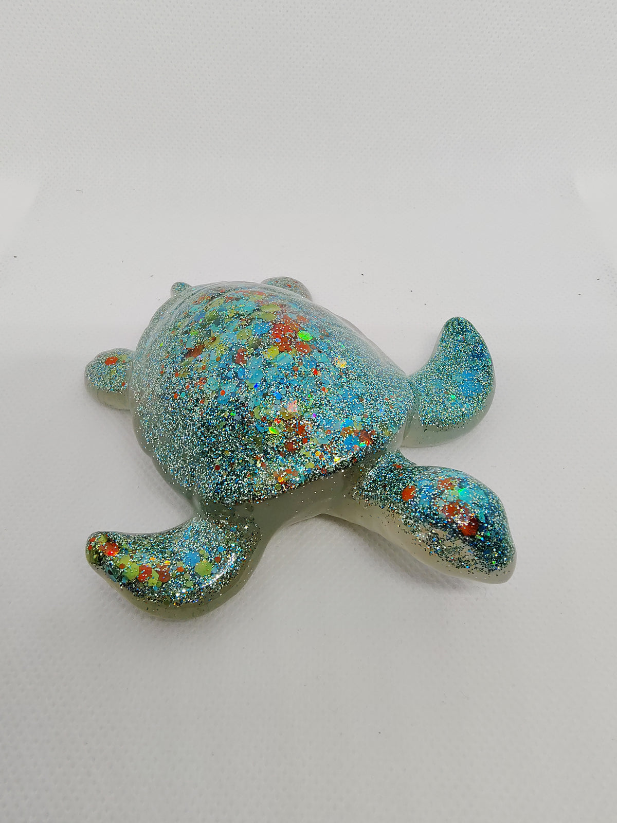 Tortue en Résine Époxy – Figurine Décorative Artisanale