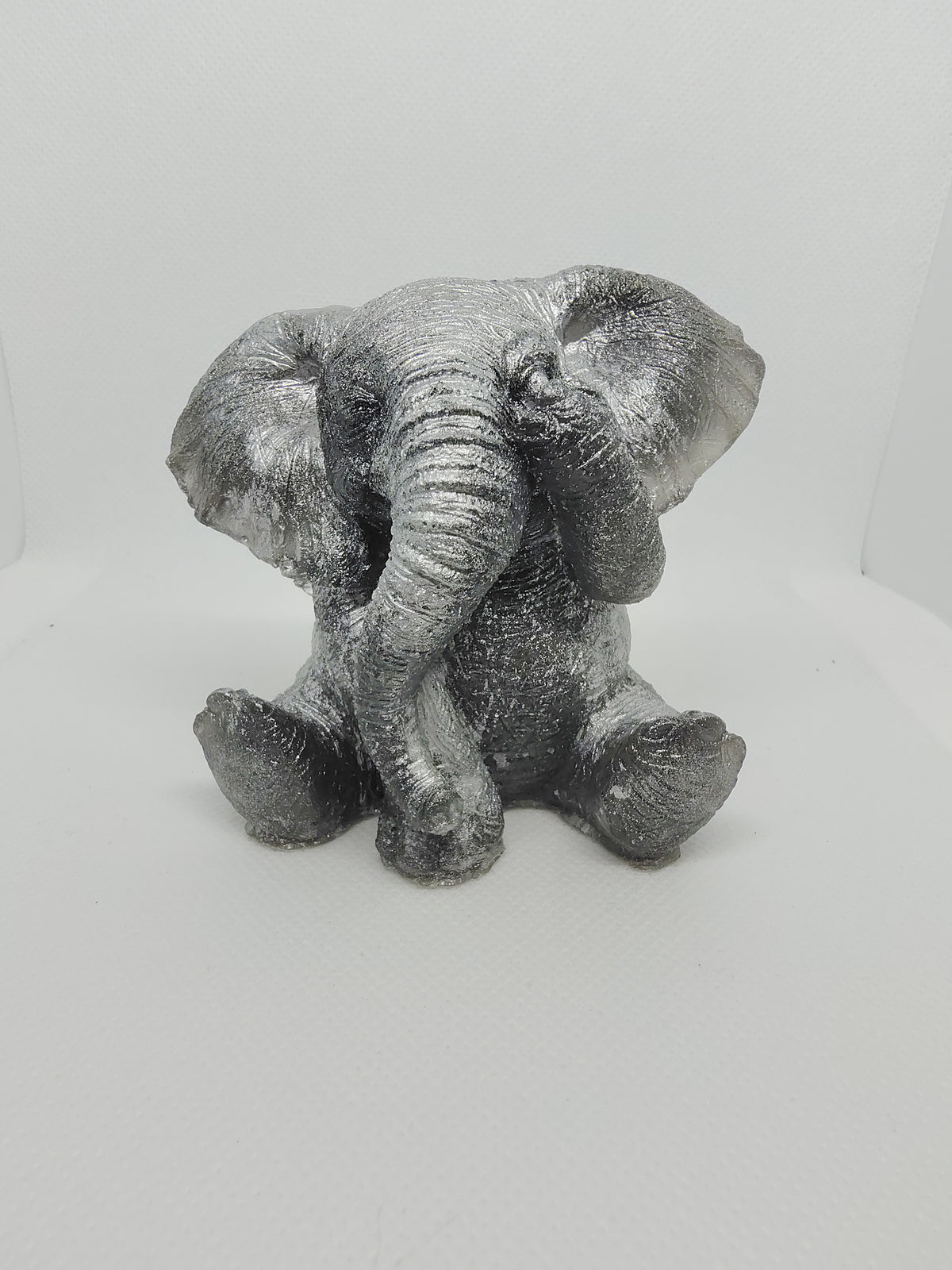 Éléphant en Résine Époxy – Figurine Décorative Artisanale