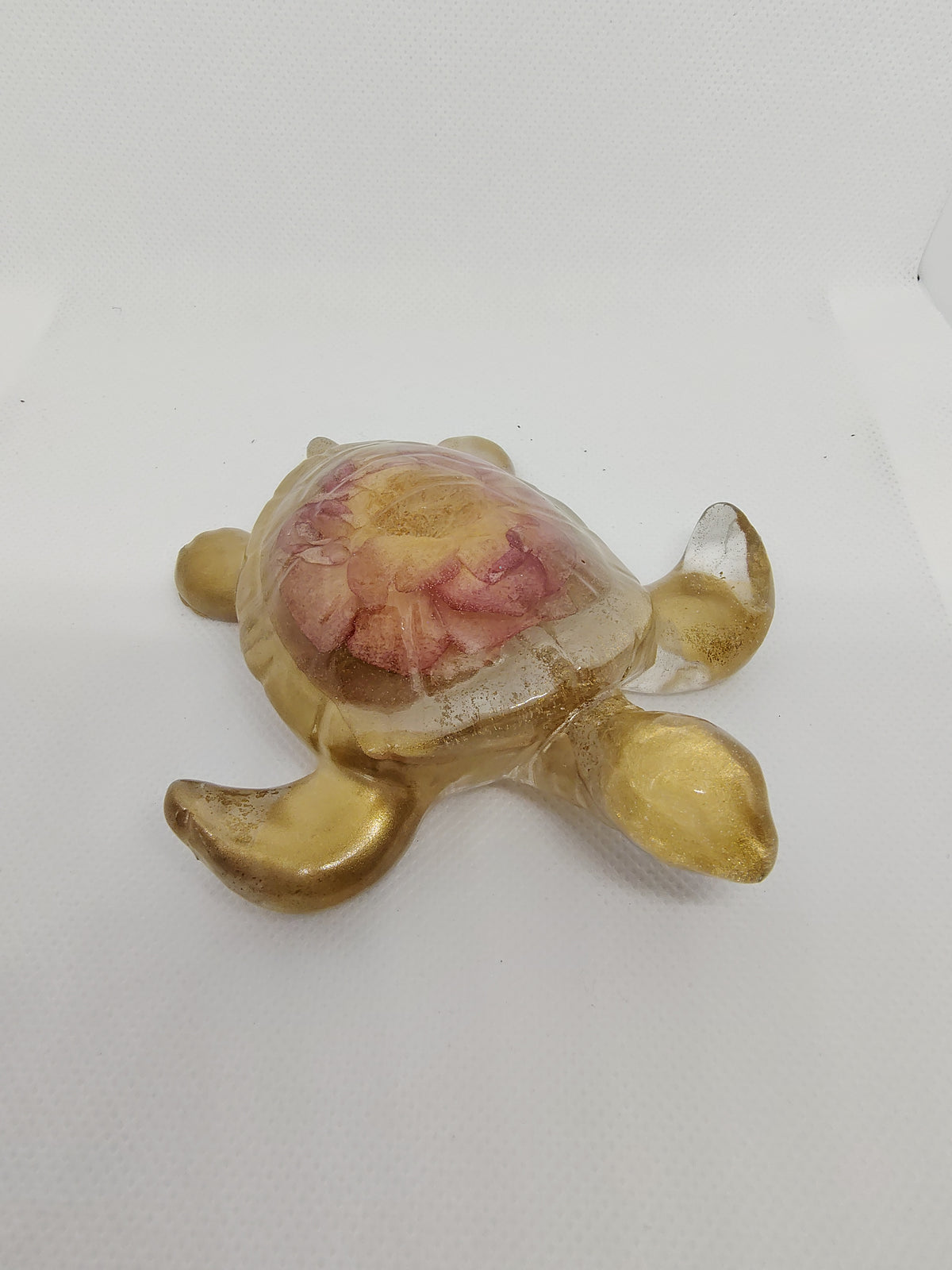 Tortue en Résine Époxy – Figurine Décorative Artisanale