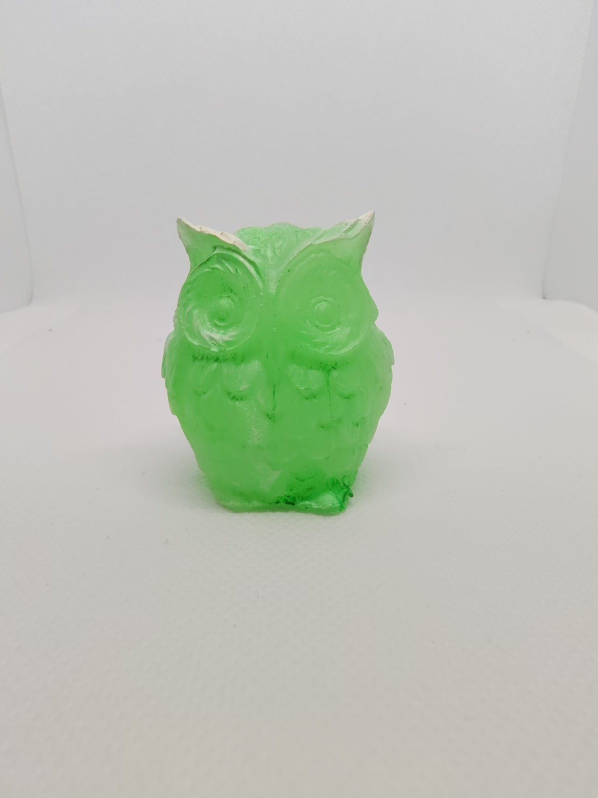 Hibou en Résine Époxy – Figurine Décorative Artisanale