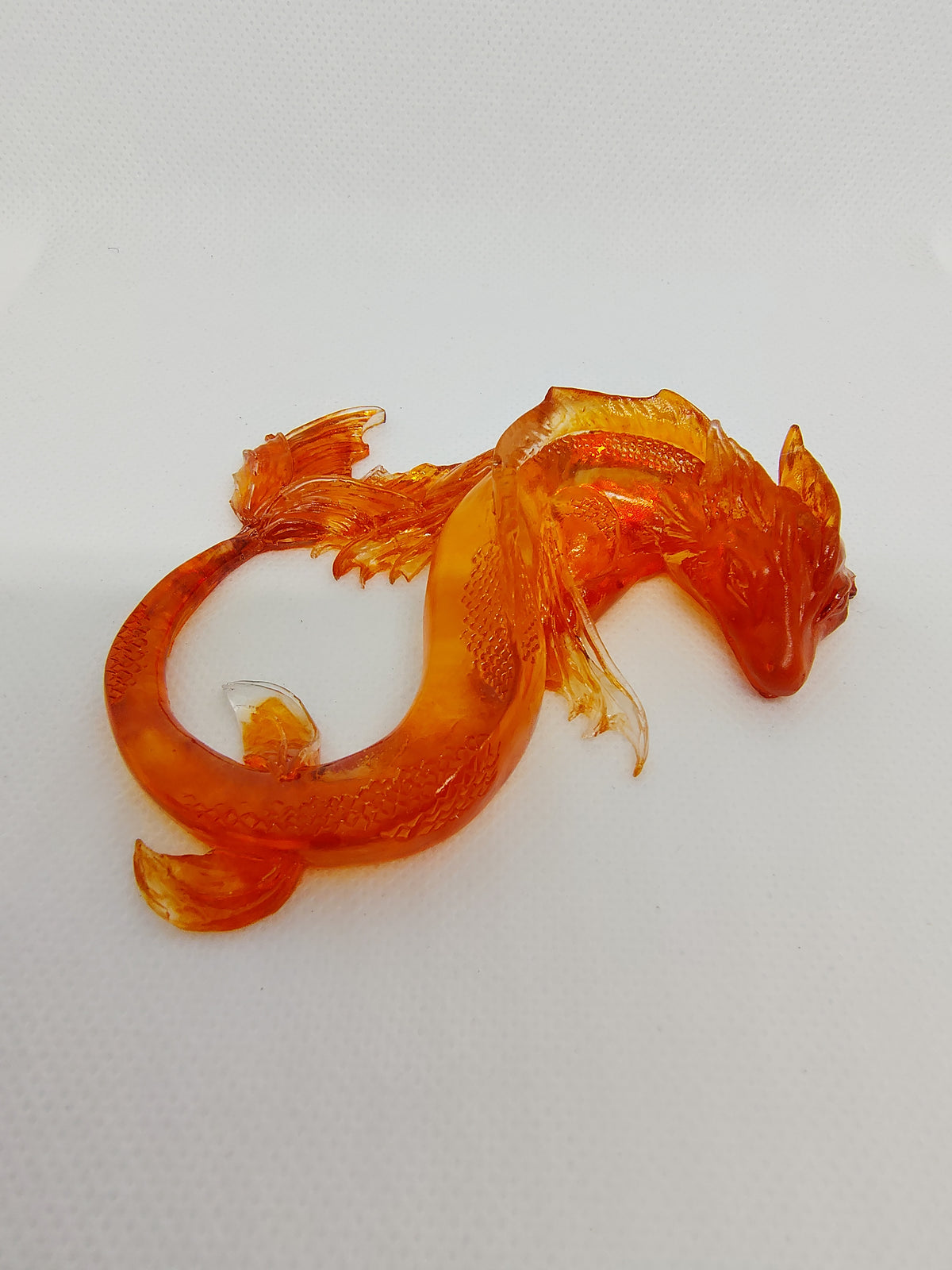 Dragon en Résine Époxy – Figurine Décorative Fantastique artisanale