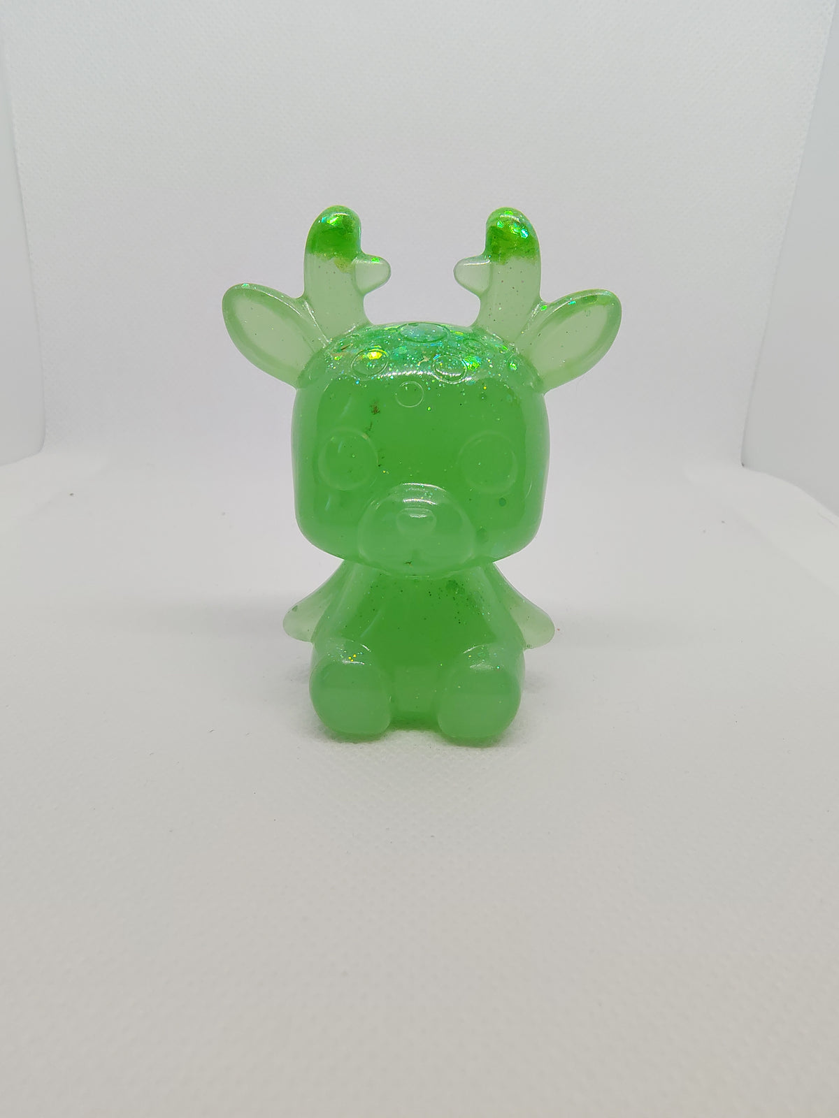 Renne en Résine Époxy – Figurine Décorative Artisanale