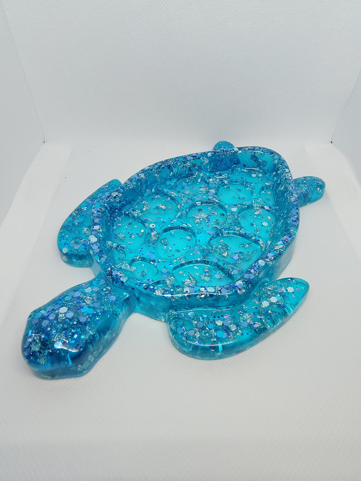 Vide-Poche Tortue en Résine Époxy – Décoration Artisanale