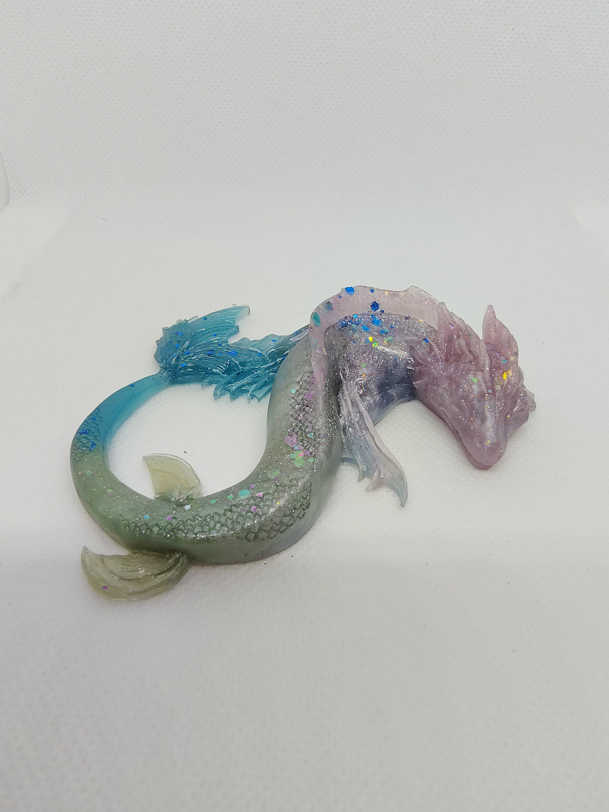 Dragon en Résine Époxy – Figurine Décorative Fantastique artisanale