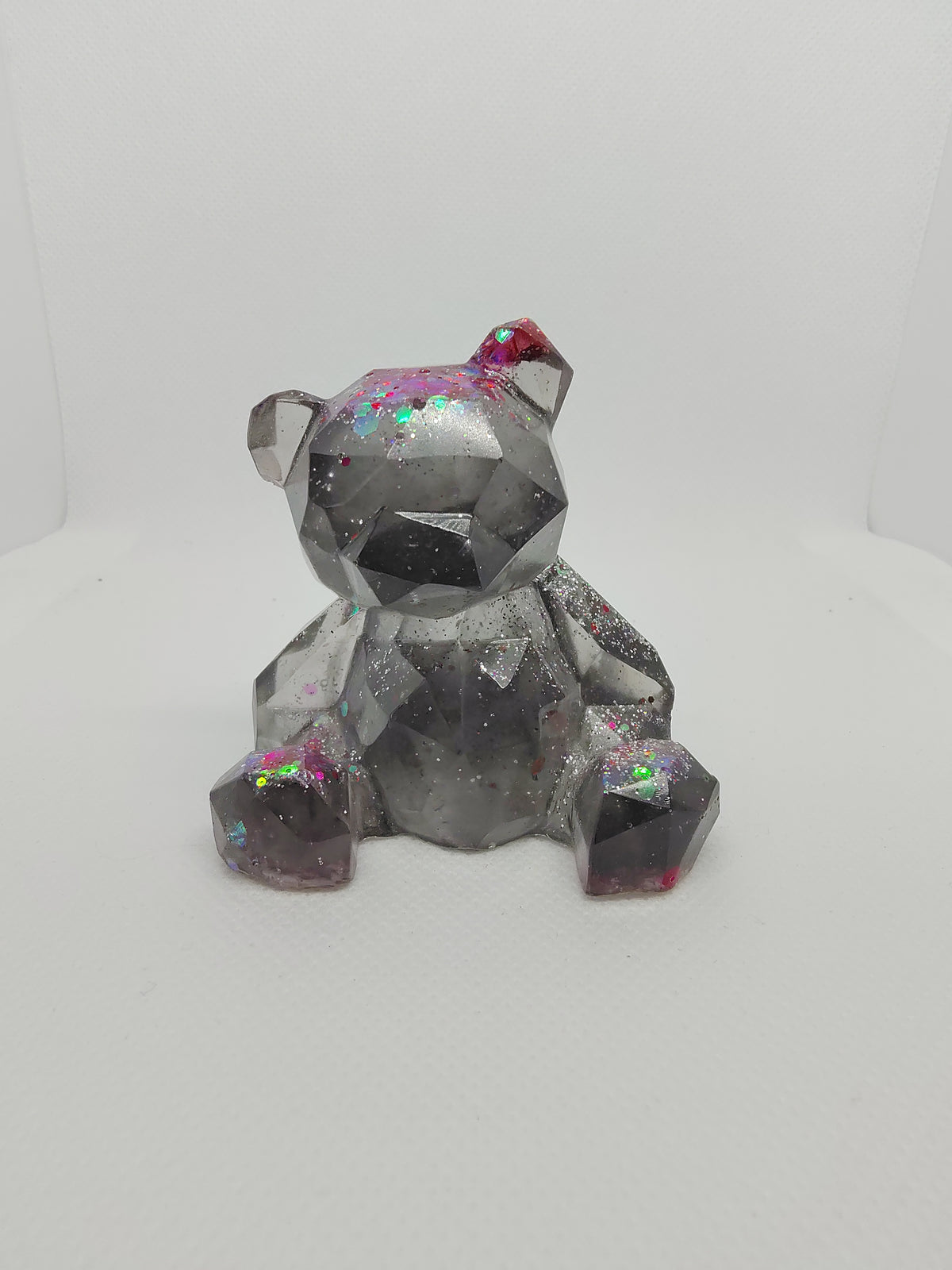 Ours en Résine Époxy – Figurine Décorative Artisanale