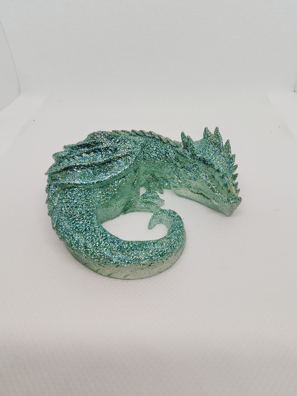 Dragon en Résine Époxy – Figurine Décorative Fantastique artisanale