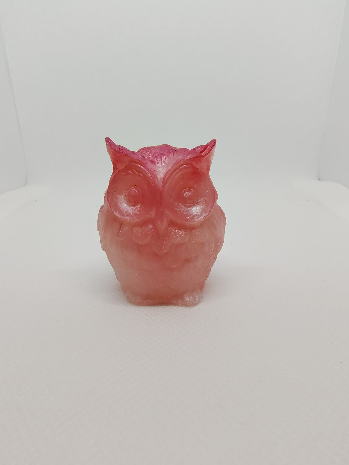 Hibou en Résine Époxy – Figurine Décorative Artisanale
