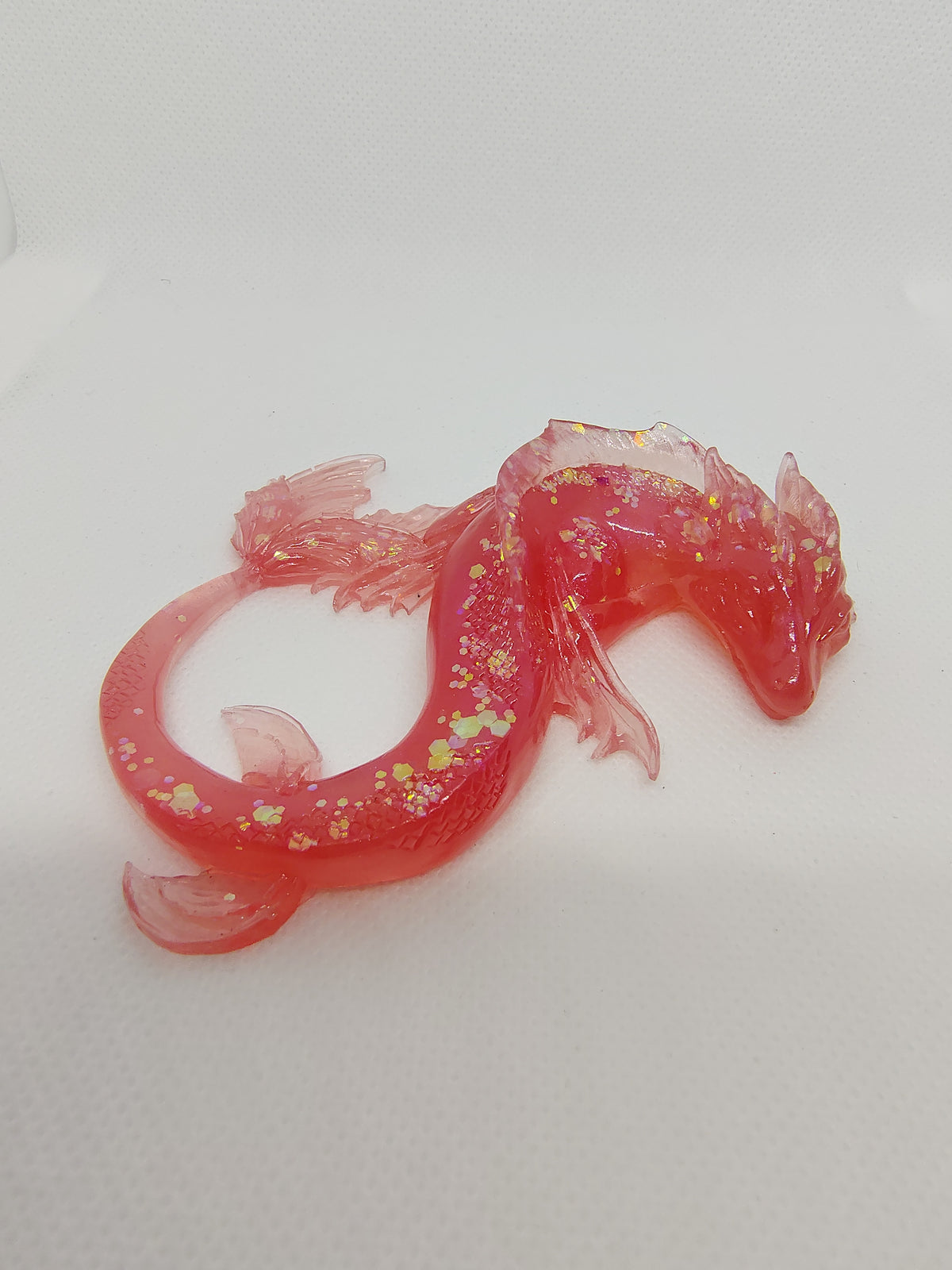 Dragon en Résine Époxy – Figurine Décorative Fantastique artisanale