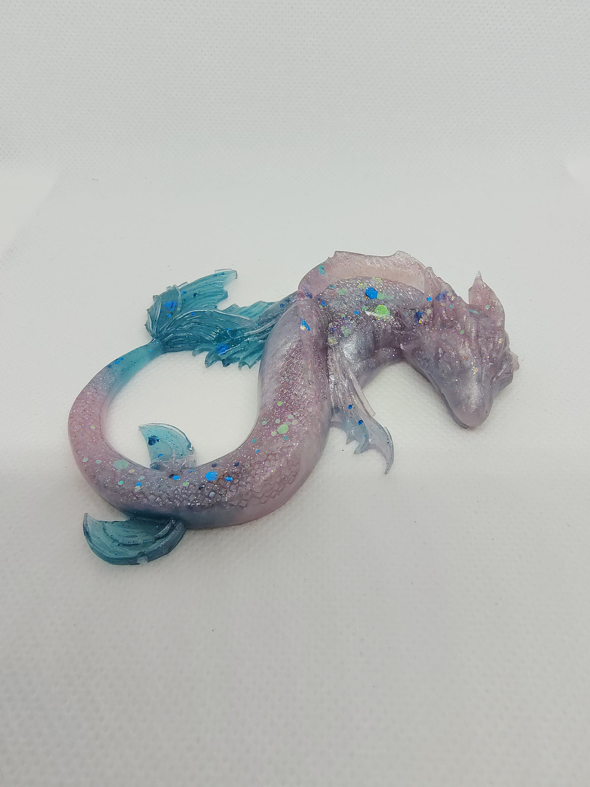 Dragon en Résine Époxy – Figurine Décorative Fantastique artisanale
