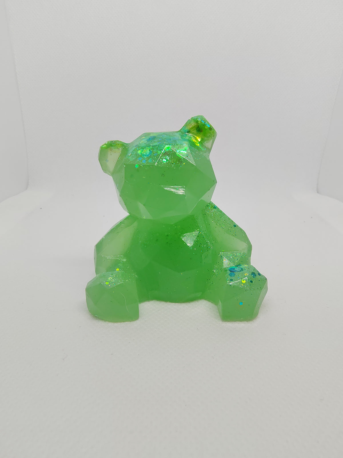 Ours en Résine Époxy – Figurine Décorative Artisanale