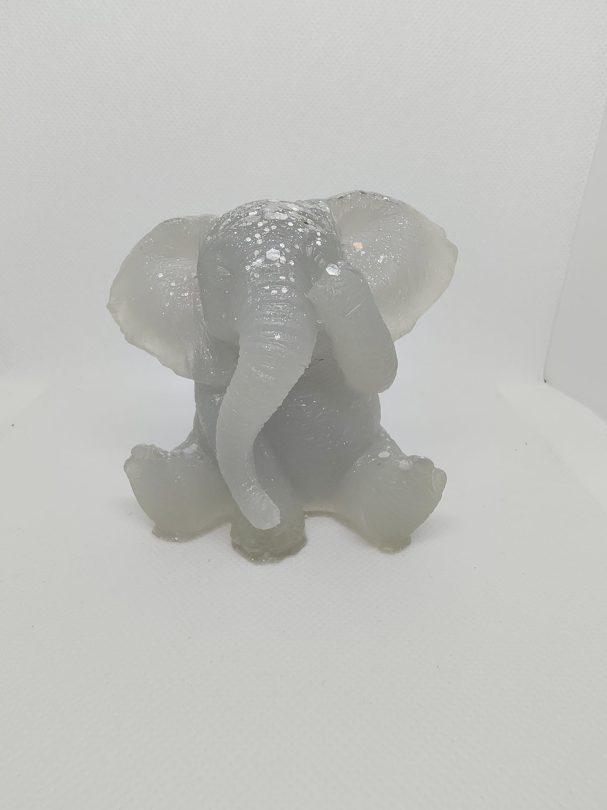 Éléphant en Résine Époxy – Figurine Décorative Artisanale