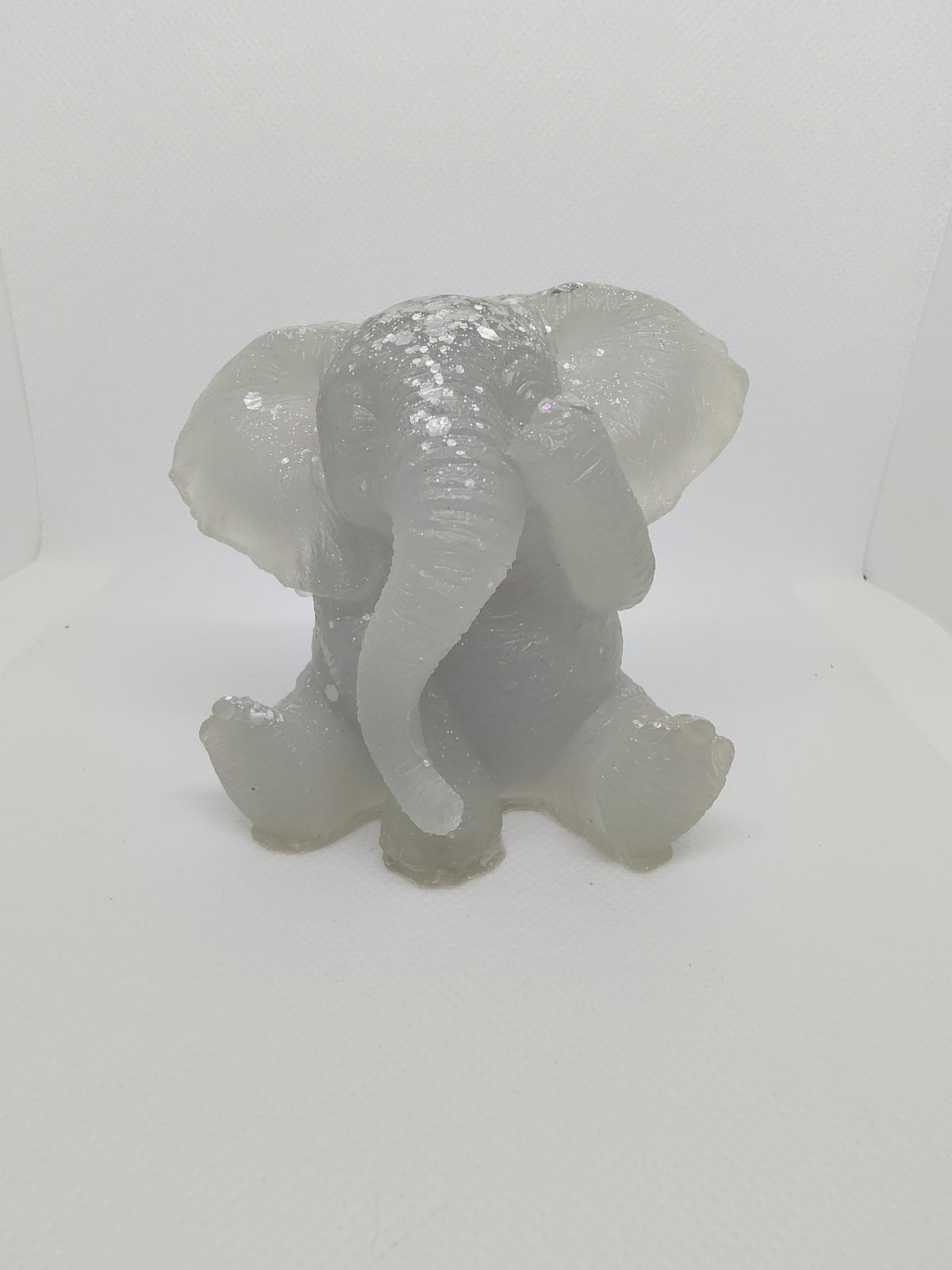 Éléphant en Résine Époxy – Figurine Décorative Artisanale