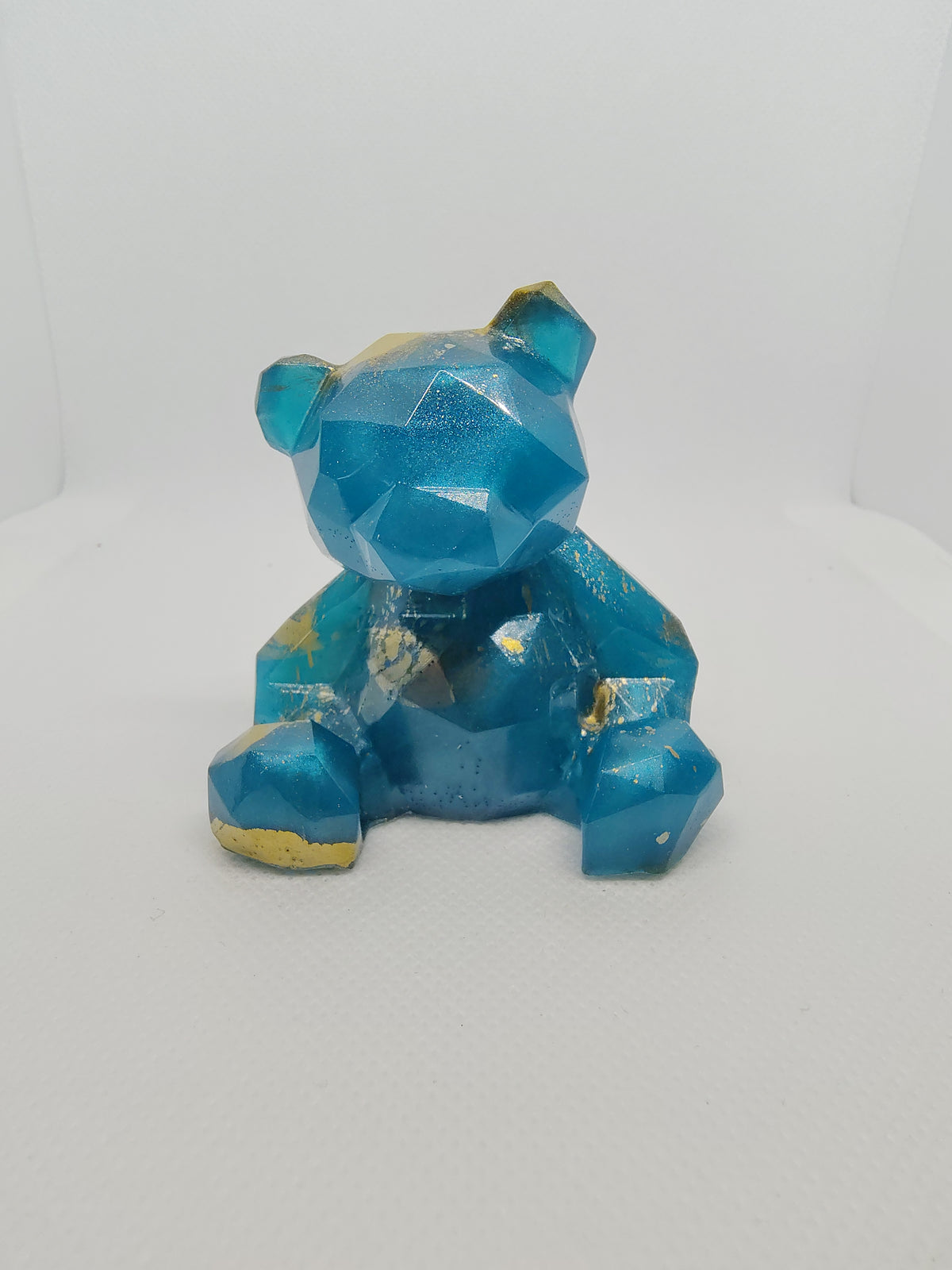 Ours en Résine Époxy – Figurine Décorative Artisanale