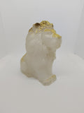 Lion en Résine Époxy – Figurine Décorative Artisanale