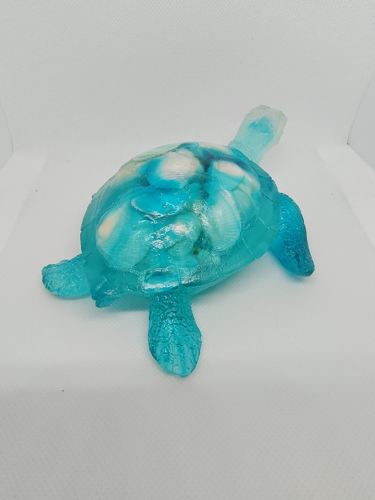 Tortue en Résine Époxy – Figurine Décorative Artisanale