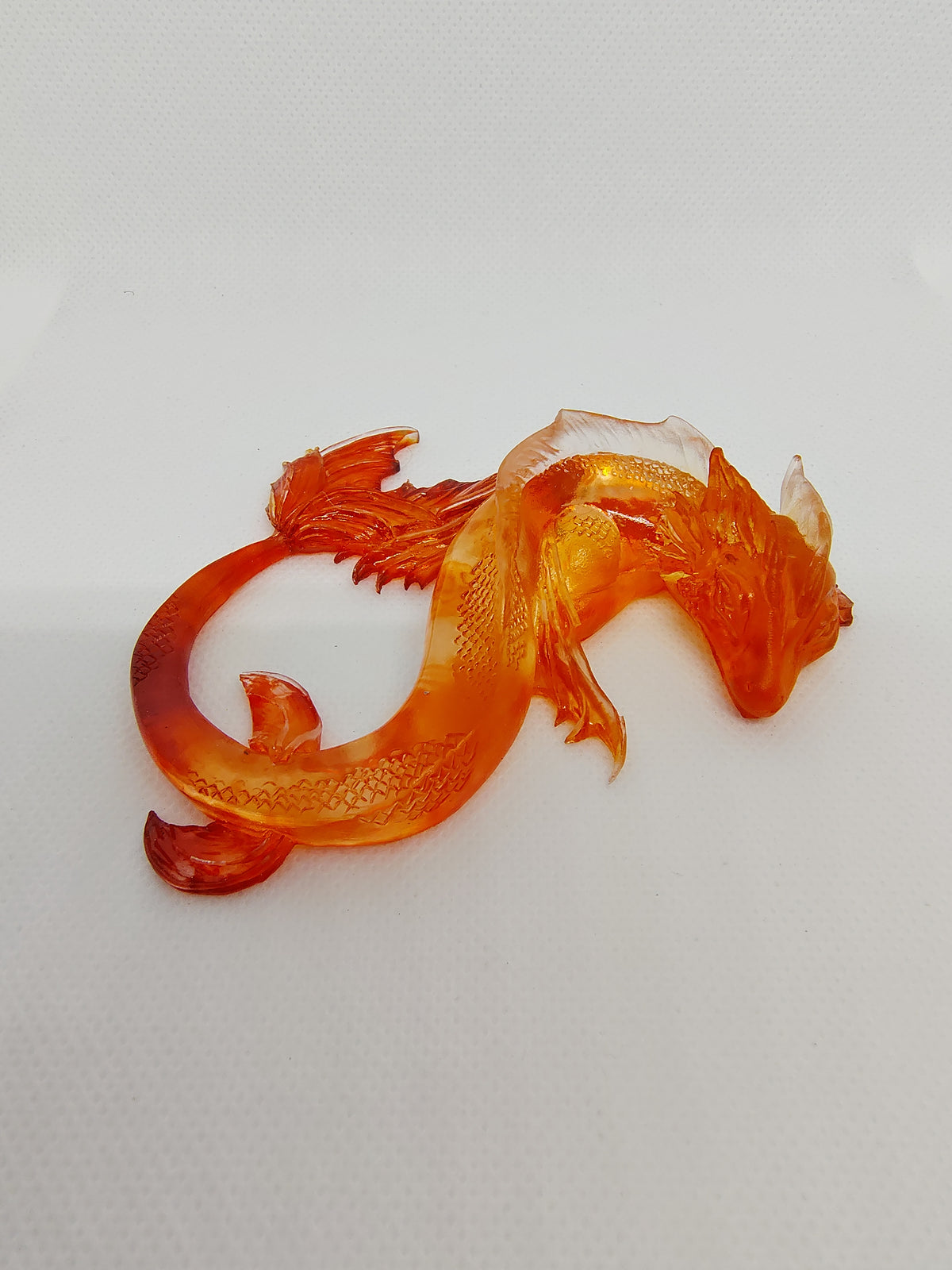 Dragon en Résine Époxy – Figurine Décorative Fantastique artisanale