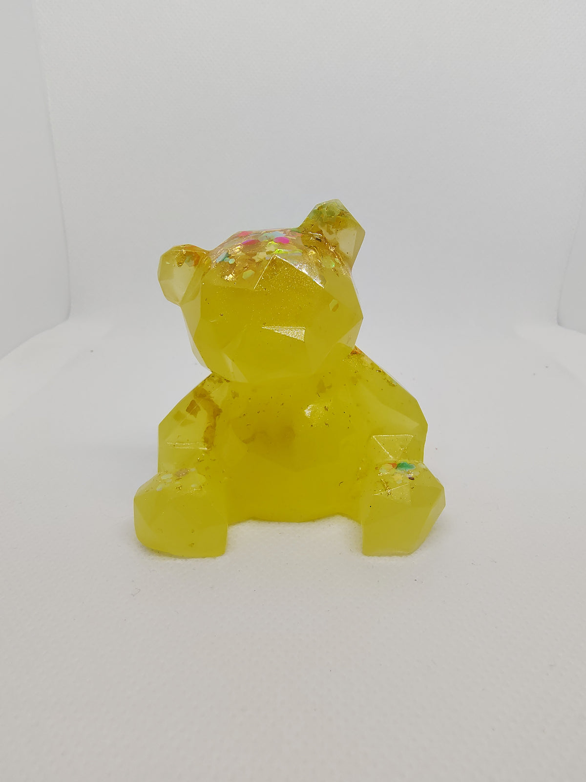Ours en Résine Époxy – Figurine Décorative Artisanale
