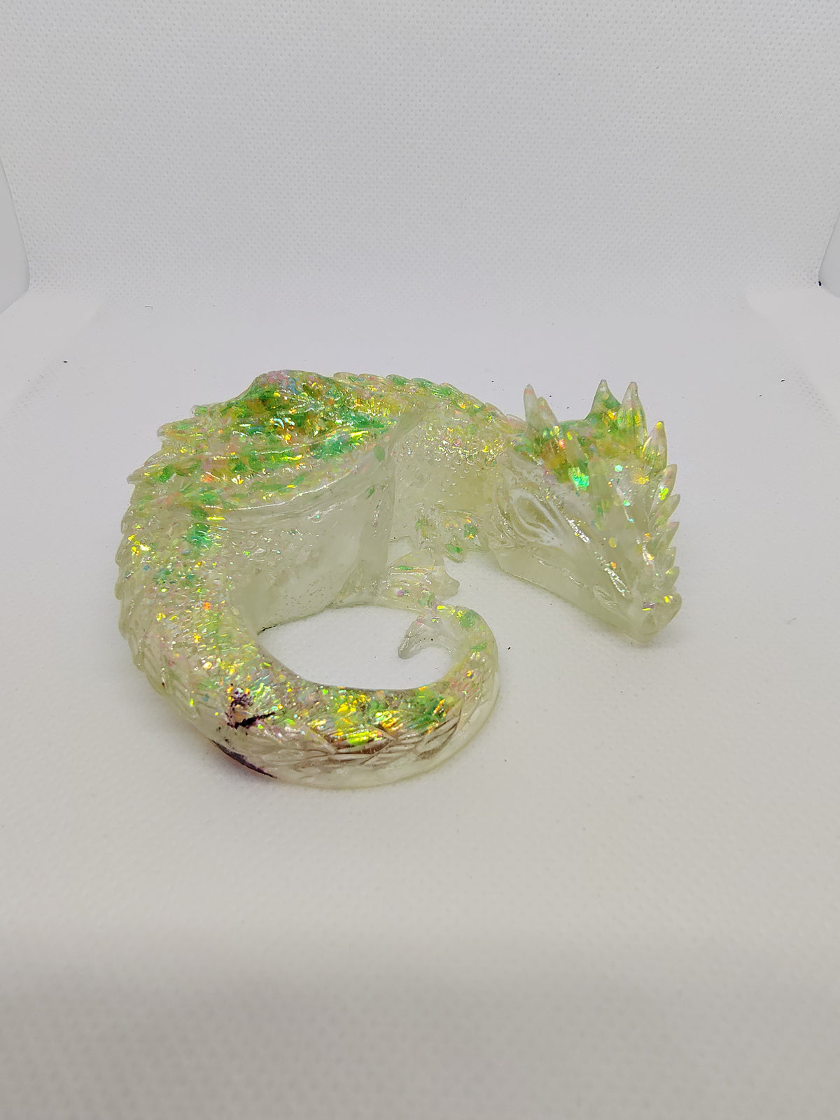 Dragon en Résine Époxy – Figurine Décorative Fantastique artisanale