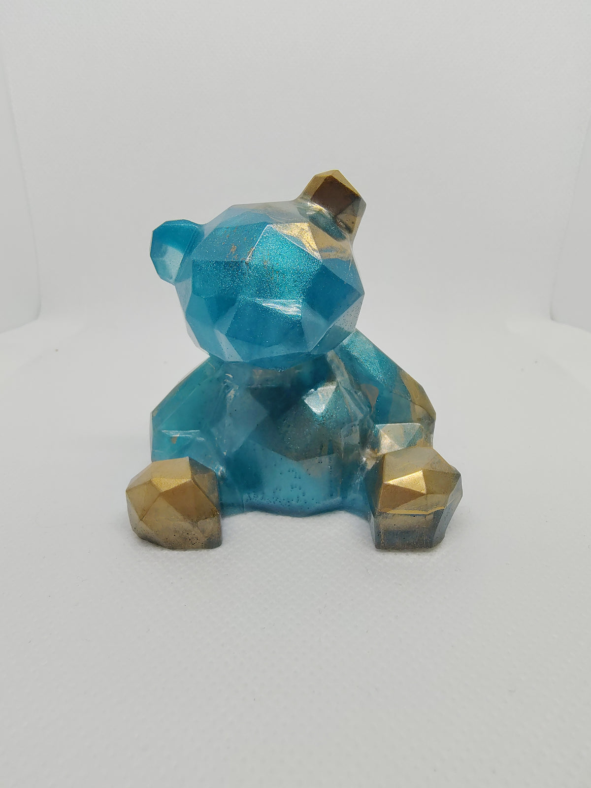 Ours en Résine Époxy – Figurine Décorative Artisanale