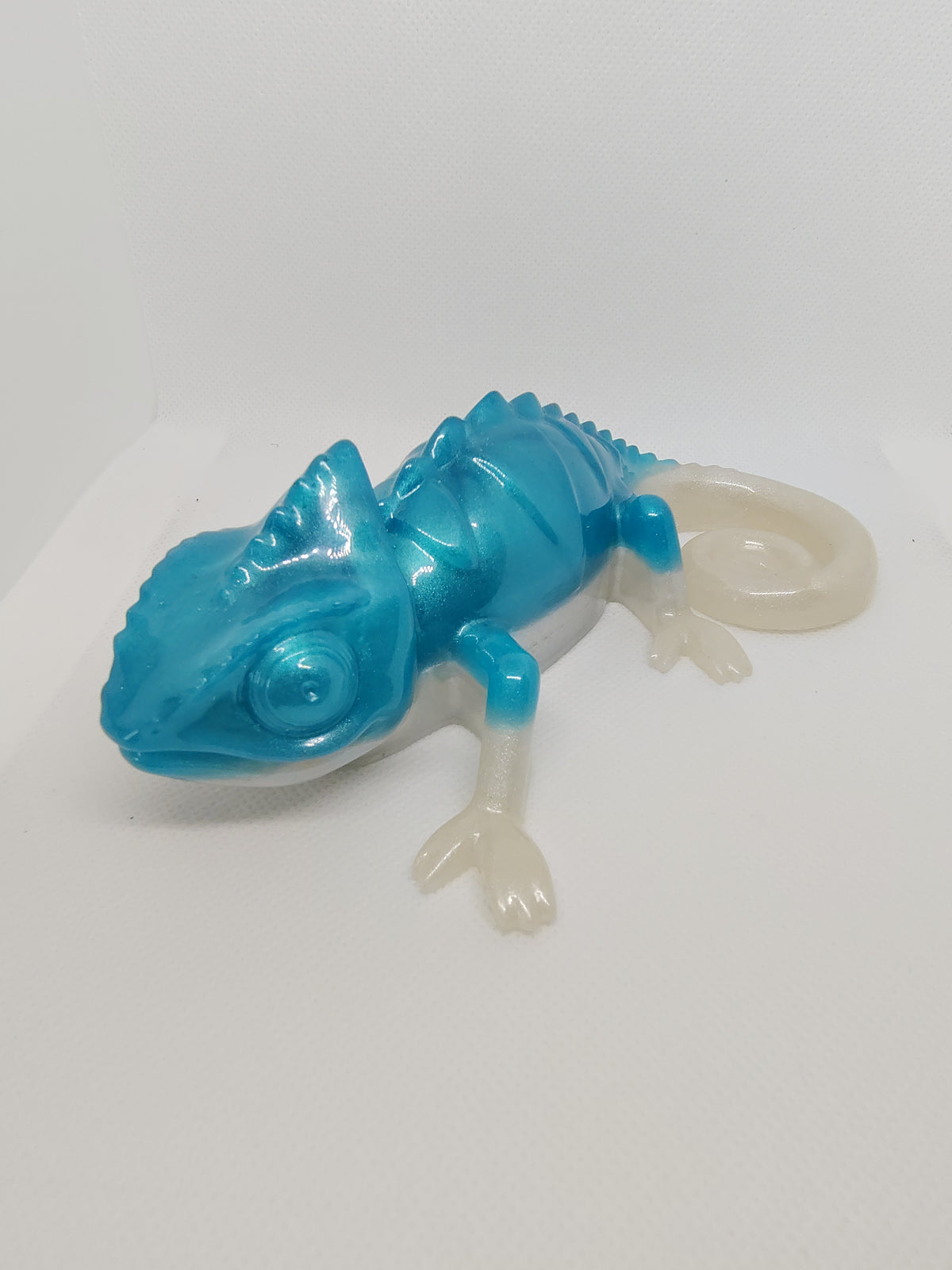 Caméléon en Résine Époxy – Figurine Décorative Artisanale