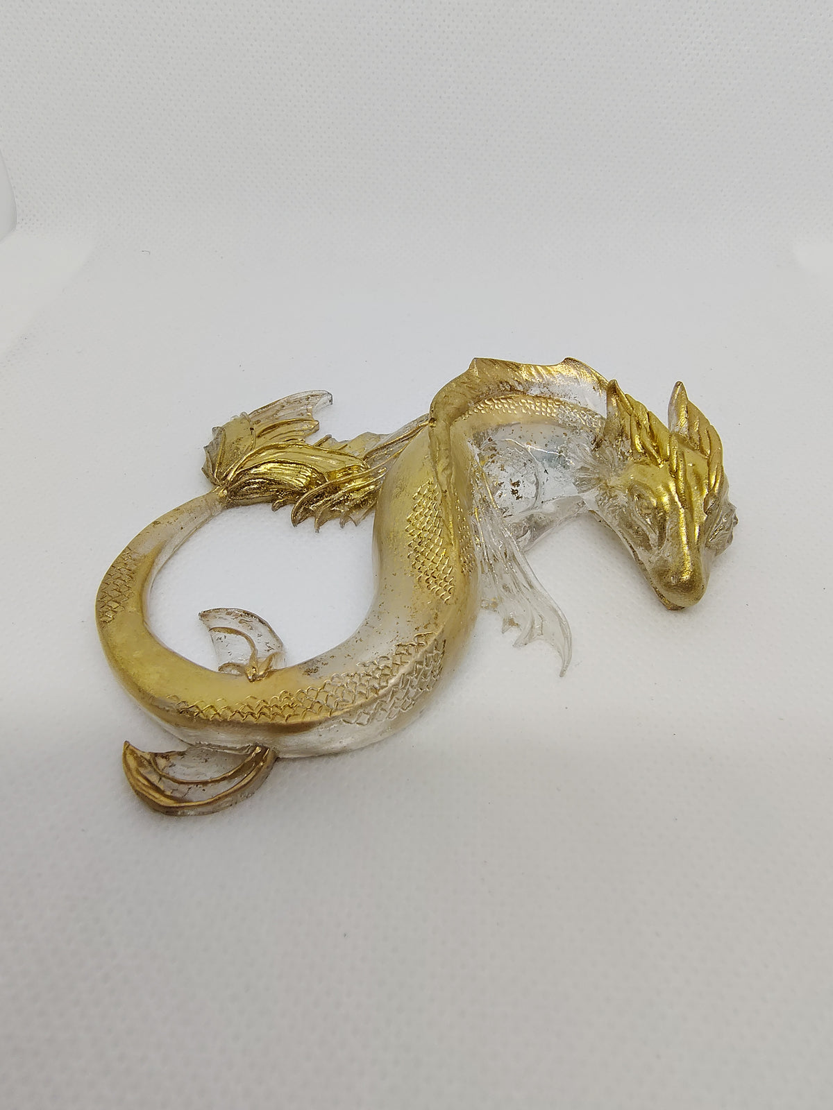 Dragon en Résine Époxy – Figurine Décorative Fantastique artisanale