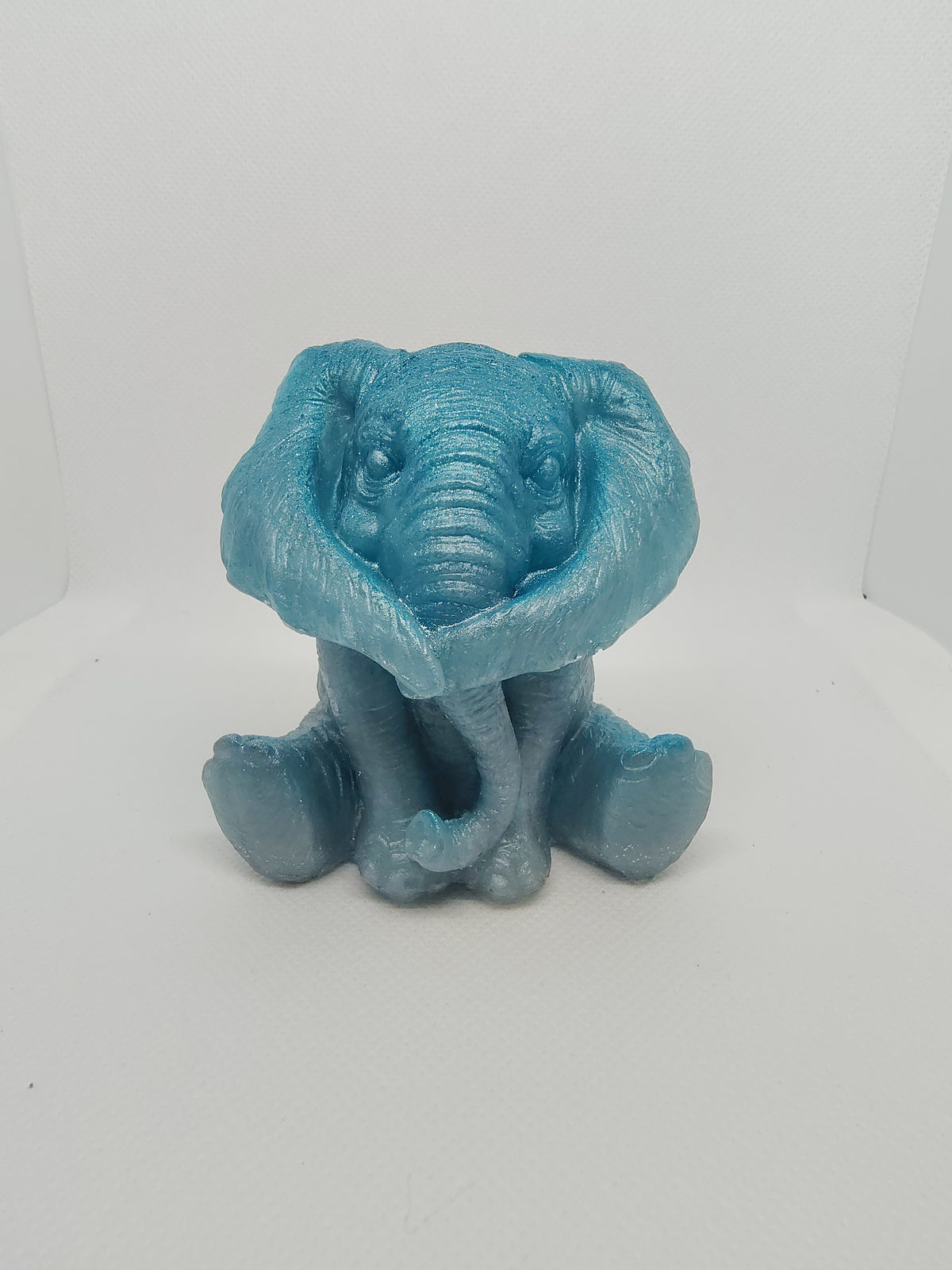 Éléphant en Résine Époxy – Figurine Décorative Artisanale