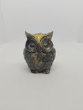 Hibou en Résine Époxy – Figurine Décorative Artisanale
