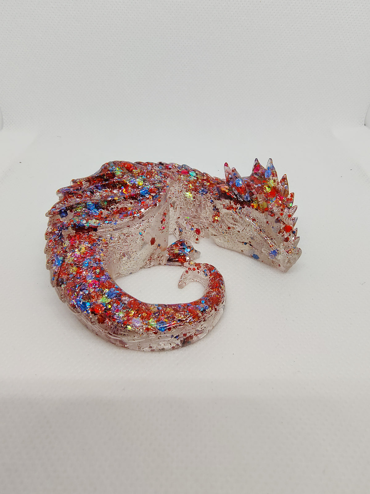Dragon en Résine Époxy – Figurine Décorative Fantastique artisanale