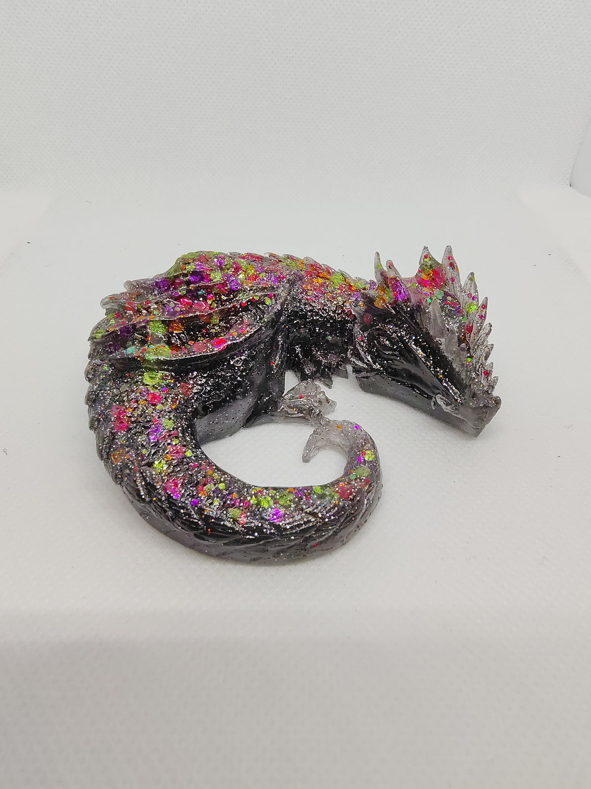 Dragon en Résine Époxy – Figurine Décorative Fantastique artisanale