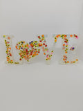 Décoration LOVE en Résine Époxy – Création Artisanale