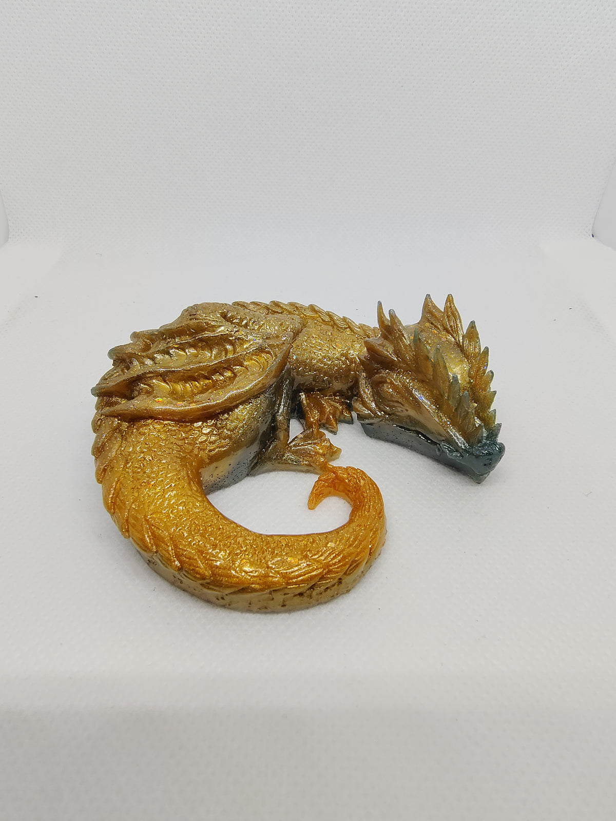 Dragon en Résine Époxy – Figurine Décorative Fantastique artisanale