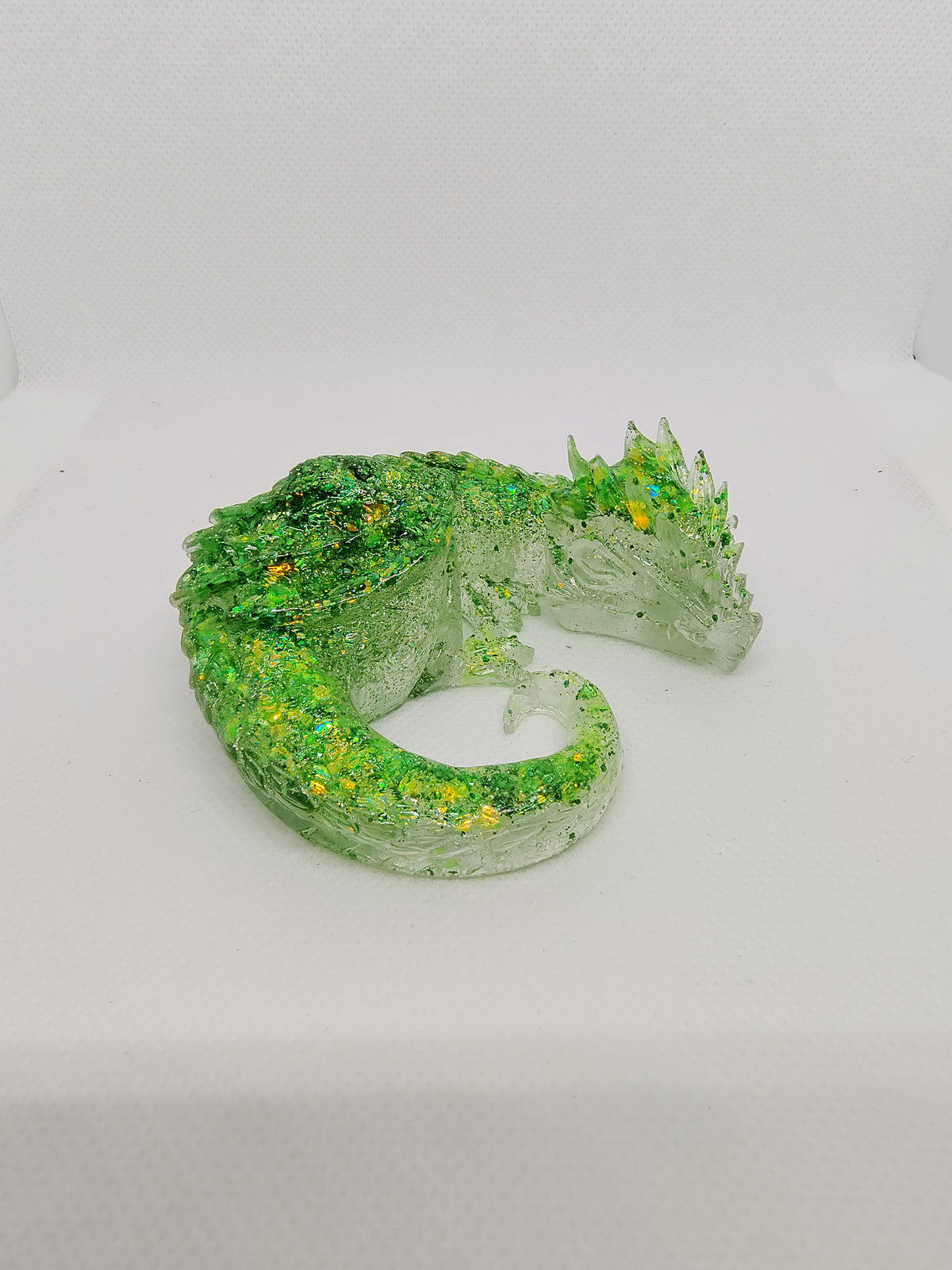 Dragon en Résine Époxy – Figurine Décorative Fantastique artisanale