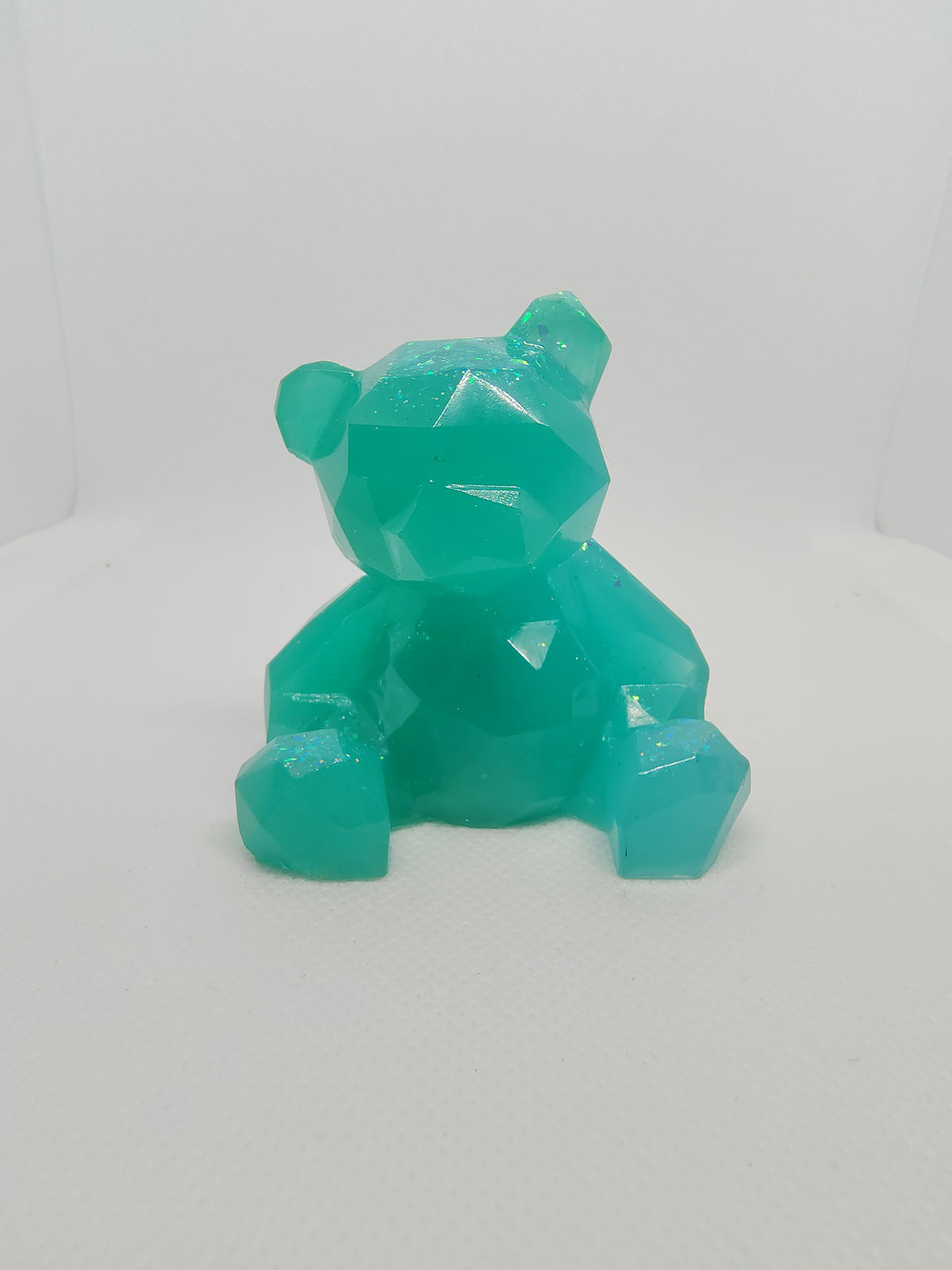 Ours en Résine Époxy – Figurine Décorative Artisanale