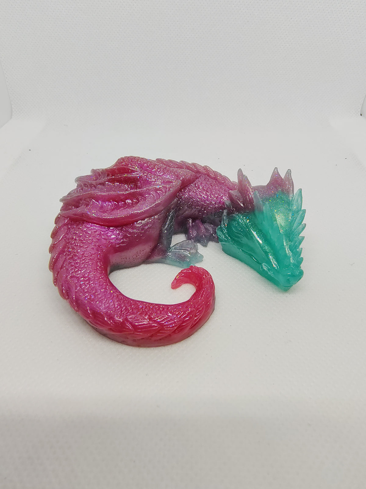 Dragon en Résine Époxy – Figurine Décorative Fantastique artisanale