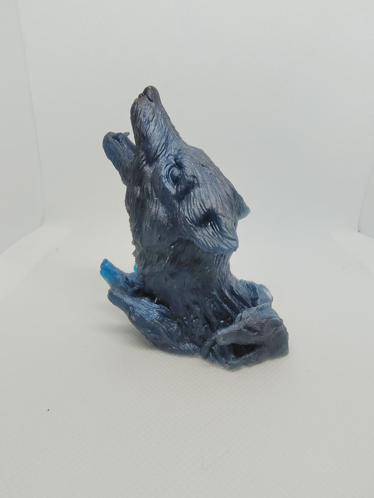 Loup en Résine Époxy – Figurine Décorative Artisanale