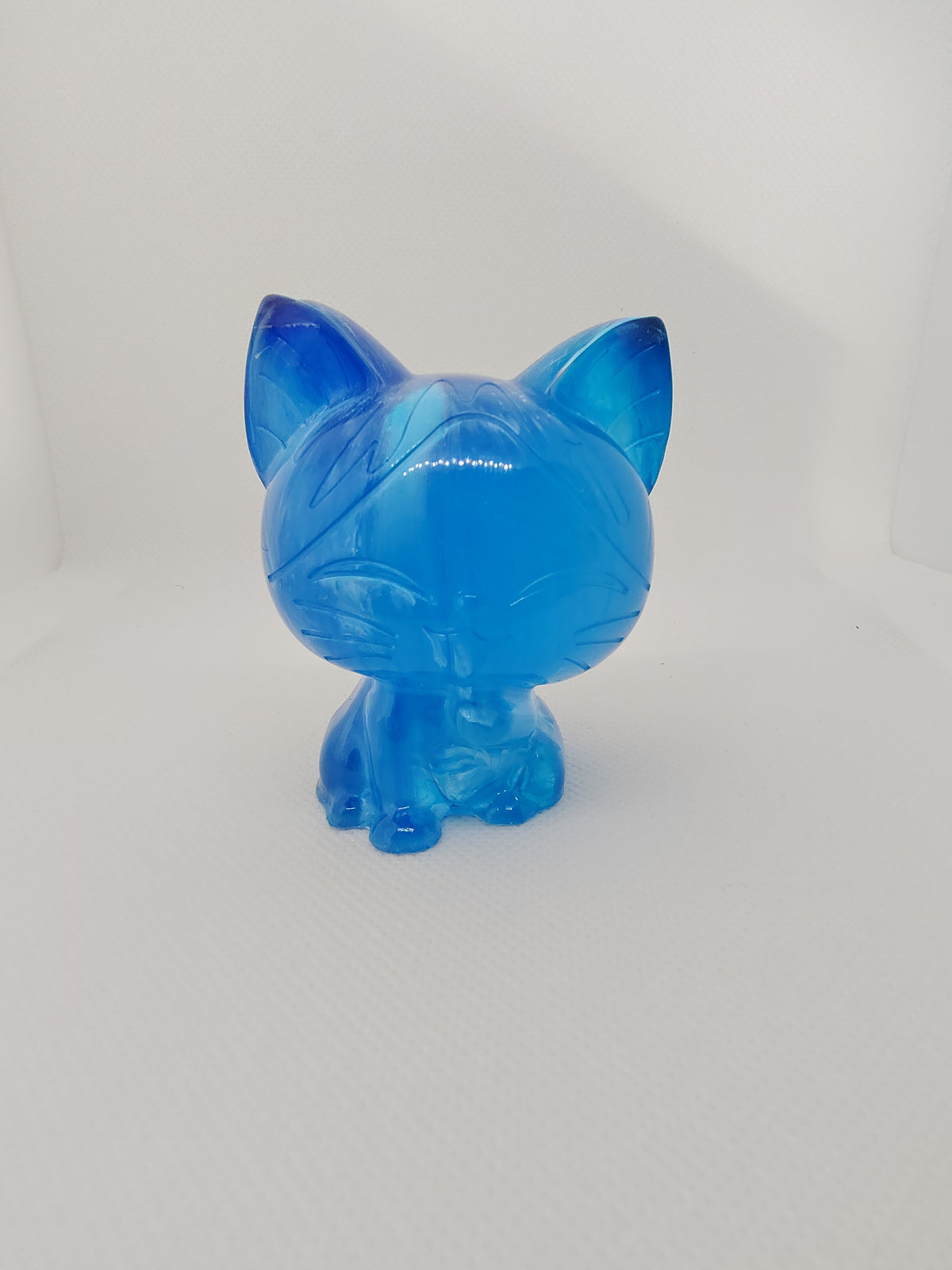 Chat en Résine Époxy – Figurine Décorative Artisanale