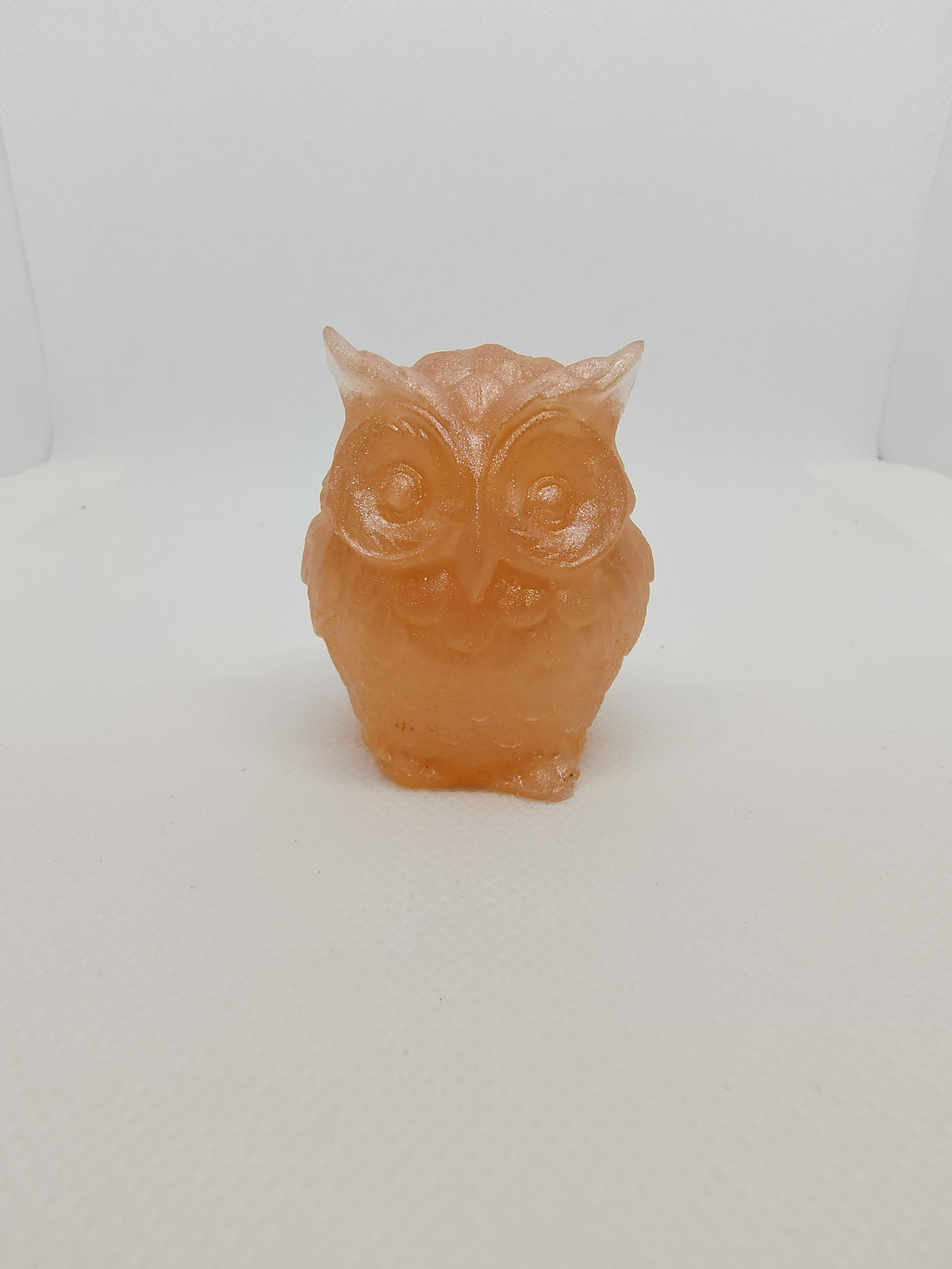 Hibou en Résine Époxy – Figurine Décorative Artisanale