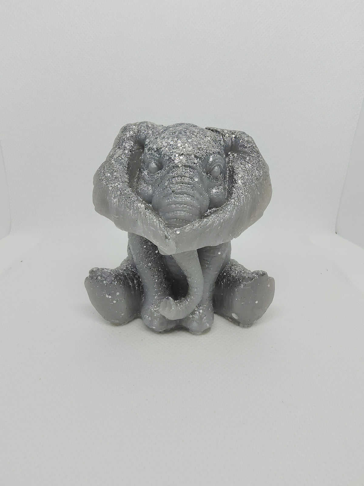 Éléphant en Résine Époxy – Figurine Décorative Artisanale