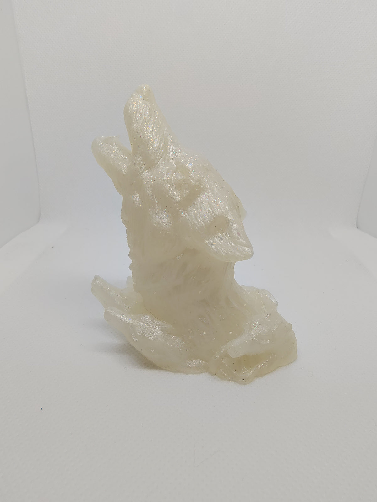 Loup en Résine Époxy – Figurine Décorative Artisanale