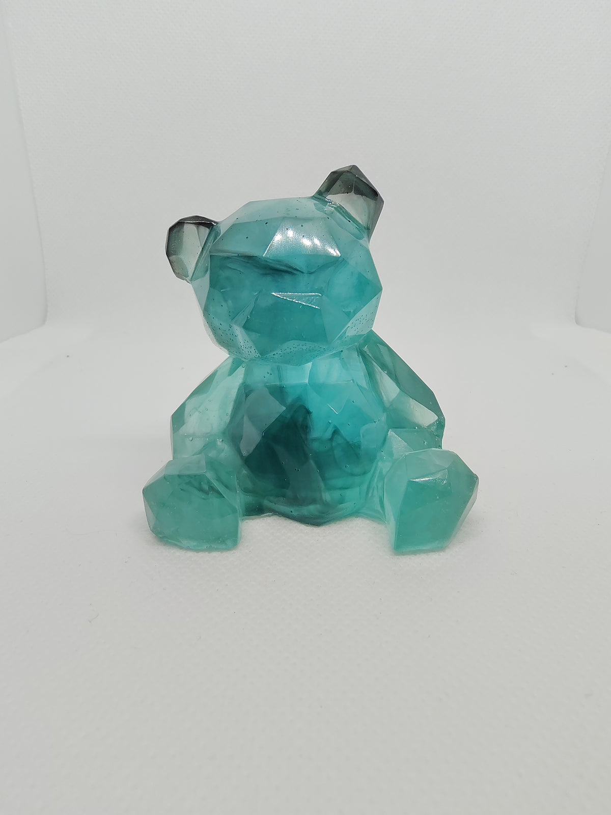 Ours en Résine Époxy – Figurine Décorative Artisanale
