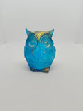 Hibou en Résine Époxy – Figurine Décorative Artisanale