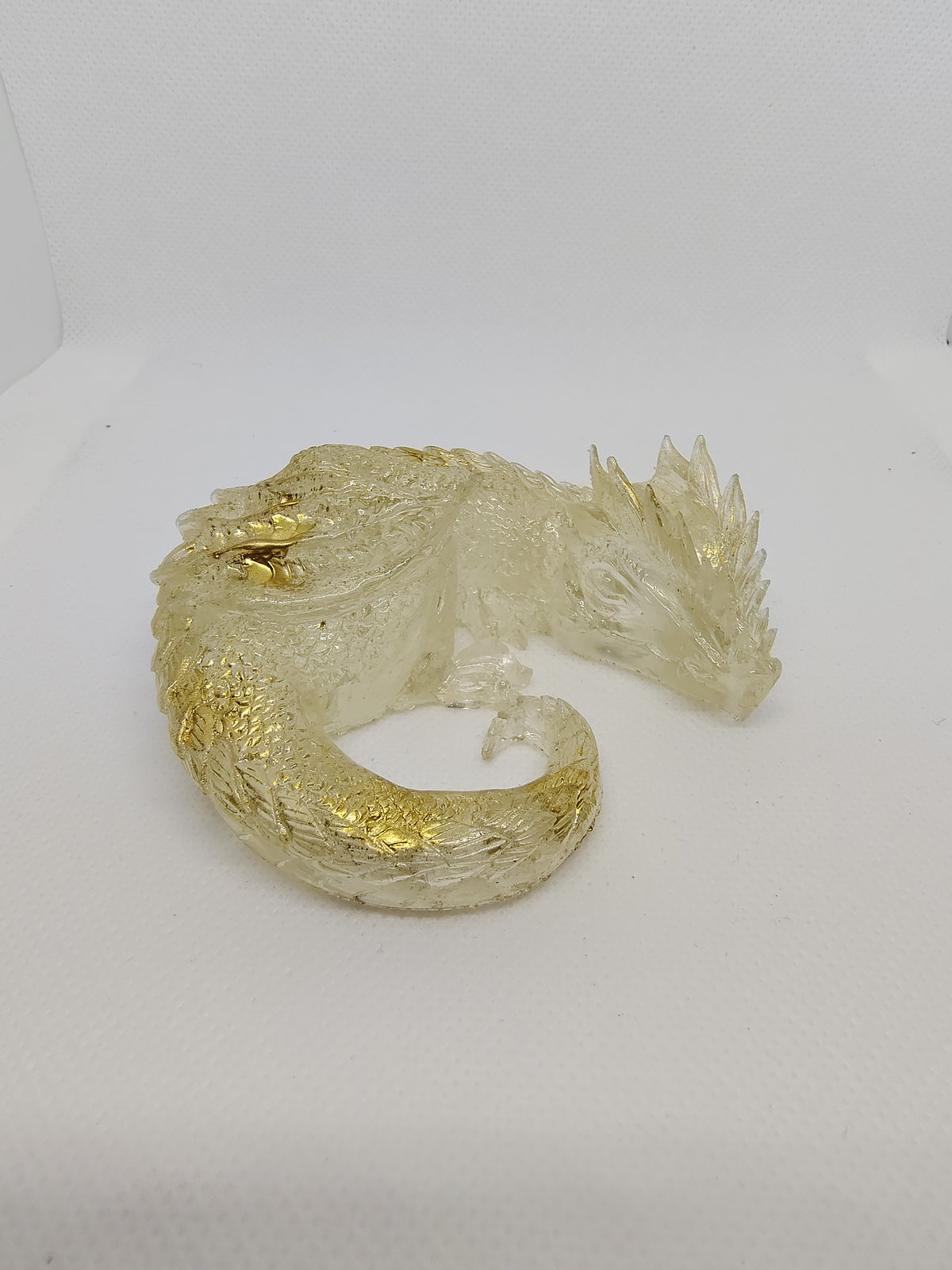 Dragon en Résine Époxy – Figurine Décorative Fantastique artisanale