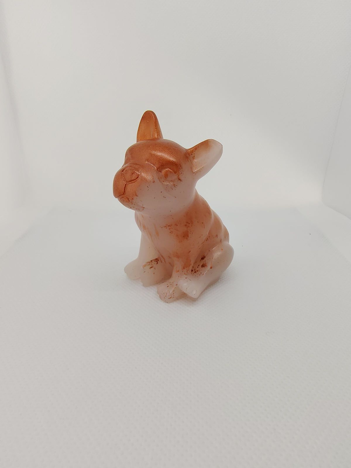 Bouledogue en Résine Époxy – Figurine Décorative Artisanale