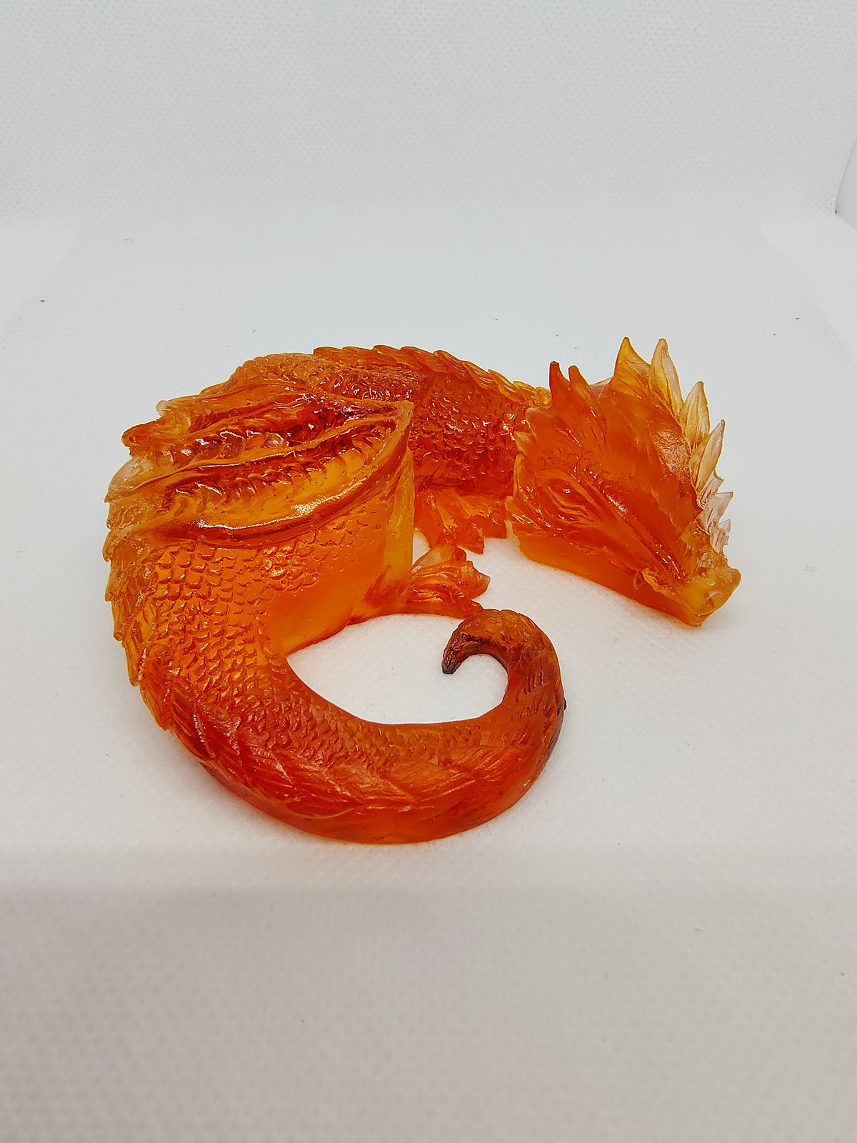 Dragon en Résine Époxy – Figurine Décorative Fantastique artisanale