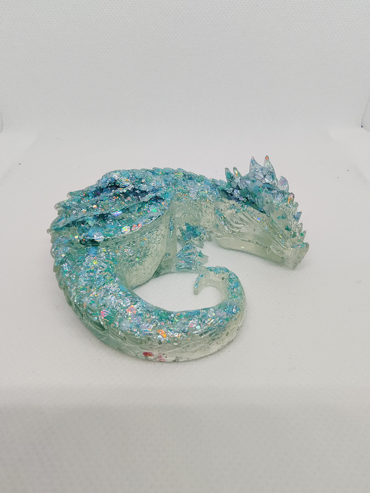Dragon en Résine Époxy – Figurine Décorative Fantastique artisanale